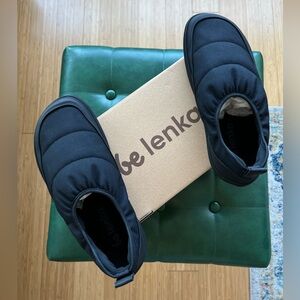 New barefoot slip Be Lenka, size 41, us 10, padded shoes, leather and textile